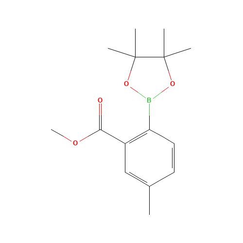 methyl 5-methyl-2-(4,4,5,5-tetramethyl-1,3,2-dioxaborolan-2-yl)benzoate (CAS: 1088994-18-6) - Related Chemical Product