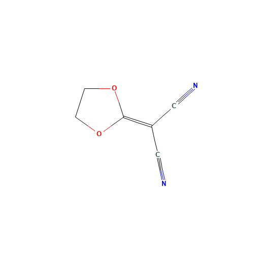 DICYANOKETENE ETHYLENE ACETAL (CAS: 5694-65-5) - Chemical Structure and Molecular Formula 
