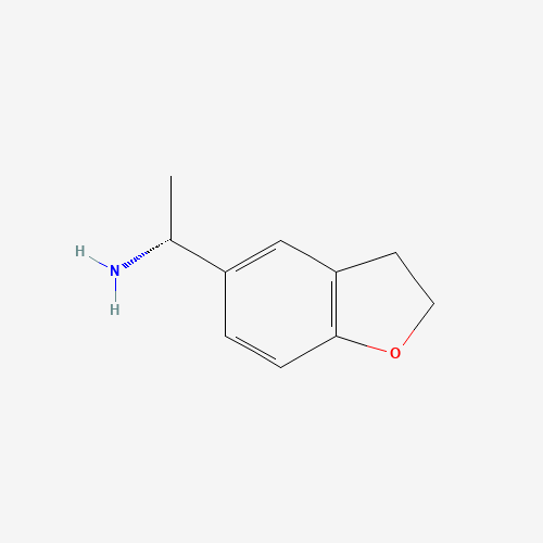 5-Benzofuranmethanamine,2,3-dihydro-a-methyl-,(aR)- (CAS: 765945-04-8) - Chemical Structure and Molecular Formula 