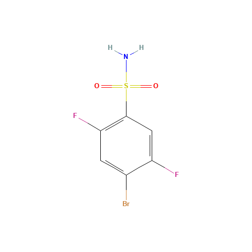 4-BROMO-2,5-DIFLUOROBENZENESULFONAMIDE (CAS: 214209-98-0) - Related Chemical Product
