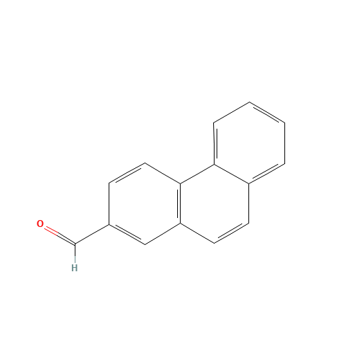 Phenanthrene-2-carbaldehyde (CAS: 26842-00-2) - Chemical Structure and Molecular Formula 