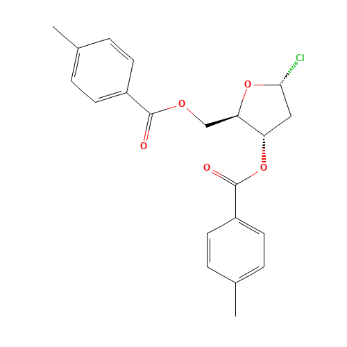 3,5-DI-O-(P-TOLUYL)-2-DEOXY-D-RIBOFURANOSYL CHLORIDE (CAS: 4330-21-6) - Related Chemical Product