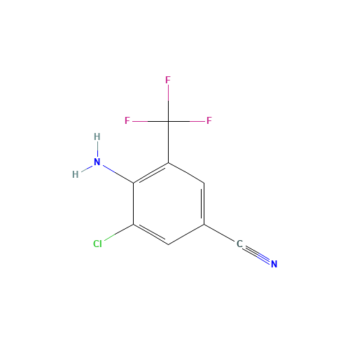 2-AMINO-3-CHLORO-5-CYANOBENZOTRIFLUORIDE (CAS: 62584-25-2) - Related Chemical Product
