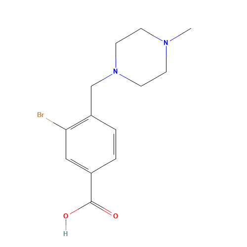 3-Bromo-4-[(4-methylpiperazin-1-yl)methyl]benzoic acid (CAS: 765269-29-2) - Related Chemical Product