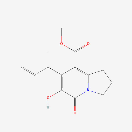 METHYL 6-HYDROXY-7-(1-METHYLALLYL)-5-OXO-1,2,3,5-TETRAHYDROINDOLIZINE-8-CARBOXYLATE (CAS: 866393-52-4) - Related Chemical Product