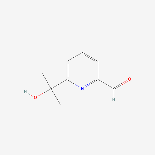 6-(2-hydroxypropan-2-yl)picolinaldehyde (CAS: 933791-34-5) - Chemical Structure and Molecular Formula 
