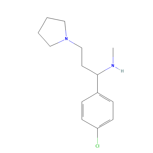 [1-(4-CHLORO-PHENYL)-3-PYRROLIDIN-1-YL-PROPYL]-METHYL-AMINE (CAS: 672309-97-6) - Related Chemical Product