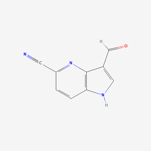 3-formyl-1H-pyrrolo[3,2-b]pyridine-5-carbonitrile (CAS: 1190319-27-7) - Related Chemical Product
