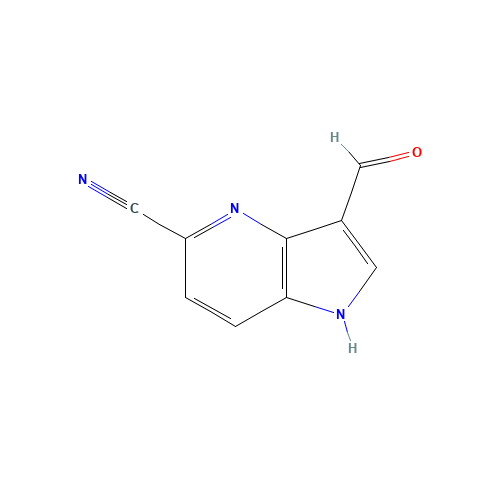 3-formyl-1H-pyrrolo[3,2-b]pyridine-5-carbonitrile (CAS: 1190319-27-7) - Related Chemical Product