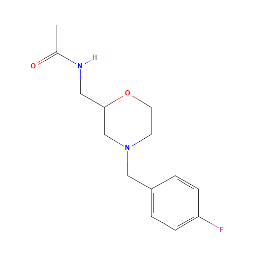 2-Acetylamidomethyl-4-(4-fluorobenzyl)morpholine (CAS: 112913-94-7) - Related Chemical Product