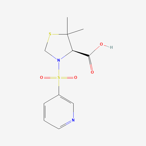 (R)-5,5-dimethyl-3-(pyridin-3-ylsulfonyl)thiazolidine-4-carboxylic acid (CAS: 737799-50-7) - Related Chemical Product