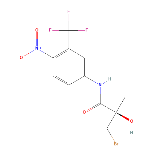 (2R)-3-Bromo-2-hydroxy-2-methyl-N-[4-nitro-3-(trifluoromethyl)phenyl]propanamide (CAS: 206193-18-2) - Related Chemical Product