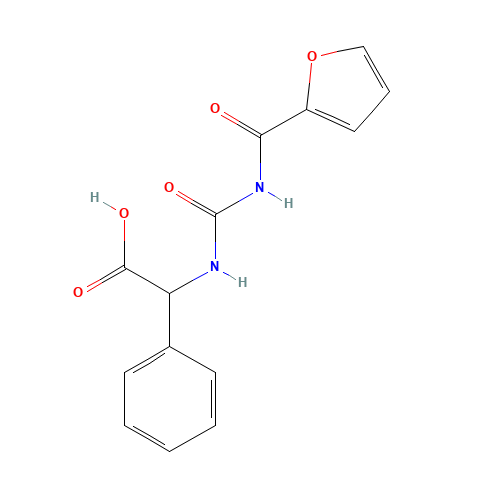 alpha-[[[(2-Furanylcarbonyl)amino]carbonyl]amino]benzeneacetic acid (CAS: 89307-25-5) - Related Chemical Product