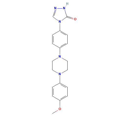 2,4-dihydro-4-[4-[4-(4-methoxyphenyl)piperazin-1-yl]phenyl]-3H-1,2,4-triazol-3-one (CAS: 74853-07-9) - Related Chemical Product