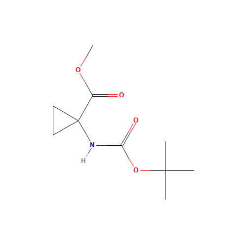 methyl 1-(tert-butoxycarbonylamino)cyclopropanecarboxylate (CAS: 66494-26-6) - Related Chemical Product