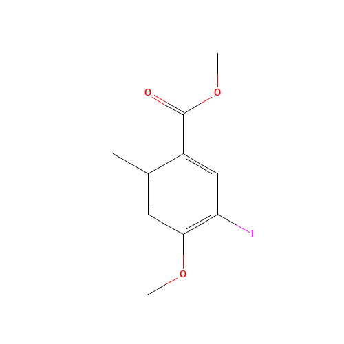 methyl 5-iodo-4-methoxy-2-methylbenzoate (CAS: 1131587-52-4) - Related Chemical Product