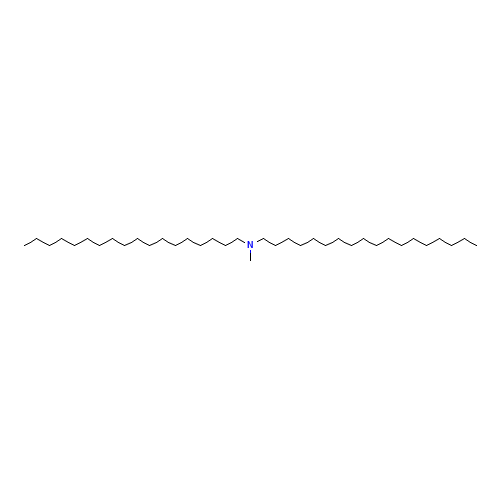N-Methyldioctadecylamine (CAS: 4088-22-6) - Chemical Structure and Molecular Formula 