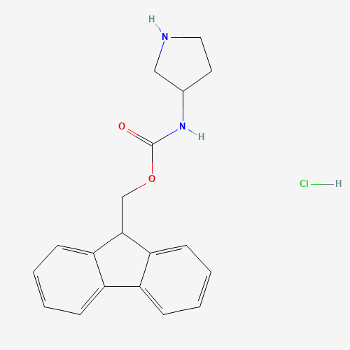 3-(N-FMOC-AMINO)PYRROLIDINE HYDROCHLORIDE (CAS: 400653-43-2) - Related Chemical Product