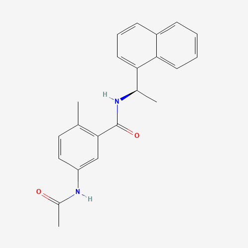 5-Acetylamino-2-methyl-N-(1R-naphthalen-1-yl-ethyl)-benzamide (CAS: 1093070-14-4) - Related Chemical Product