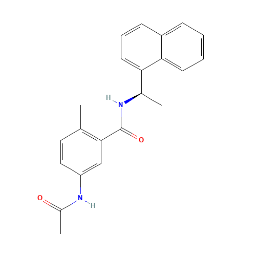 5-Acetylamino-2-methyl-N-(1R-naphthalen-1-yl-ethyl)-benzamide (CAS: 1093070-14-4) - Related Chemical Product