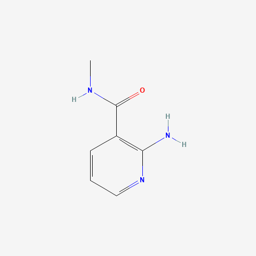 N-Methyl-2-aminopyridine-3-carboxamide (CAS: 870997-87-8) - Chemical Structure and Molecular Formula 