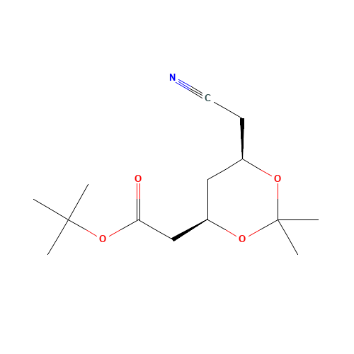 tert-Butyl-[(4R,6R)-6-(cyanmethyl)-2,2-dimethyl-1,3-dioxan-4-yl]acetat (CAS: 125971-94-0) - Related Chemical Product