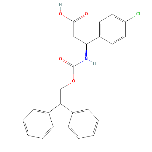 Fmoc-(S)-3-Amino-3-(4-chlorophenyl)propionic acid (CAS: 479064-91-0) - Related Chemical Product