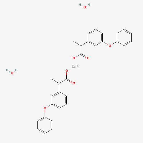 Fenoprofen calcium (CAS: 53746-45-5) - Chemical Structure and Molecular Formula 