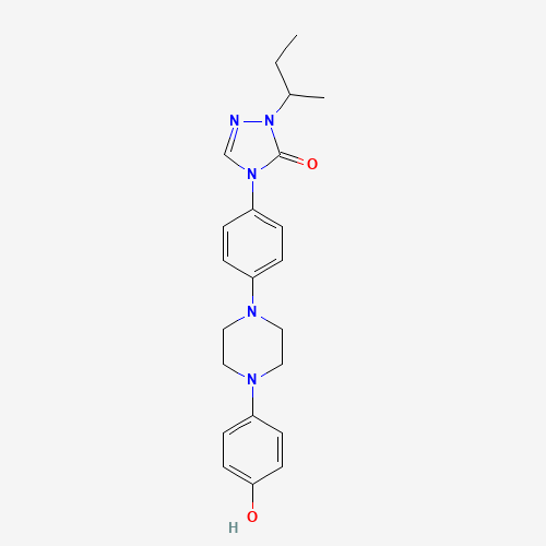 2,4-DIHYDRO-4-[(4-(4-HYDROXYPHENYL)-1-PIPERAZINYL)PHENYL]-2-(1-METHYLPROPYL)-3H-1,2,4-TRIAZOLE-3-ONE (CAS: 106461-41-0) - Related Chemical Product