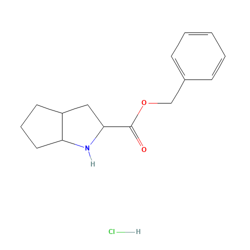 benzyl octahydrocyclopenta[b]pyrrole-2-carboxylate hydrochloride (CAS: 1042674-26-9) - Related Chemical Product