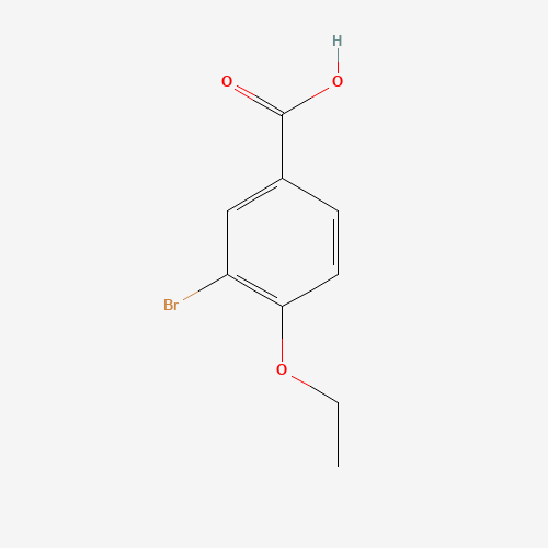 3-BROMO-4-ETHOXYBENZOIC ACID (CAS: 24507-29-7) - Chemical Structure and Molecular Formula 