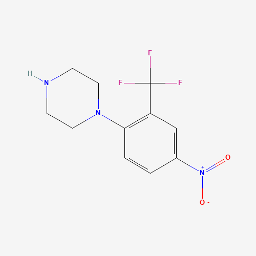 1-(4-NITRO-2-TRIFLUOROMETHYLPHENYL)-PIPERAZINE (CAS: 381242-61-1) - Related Chemical Product