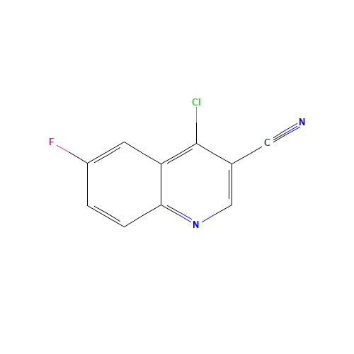 4-CHLORO-6-FLUORO-QUINOLINE-3-CARBONITRILE (CAS: 886362-73-8) - Related Chemical Product