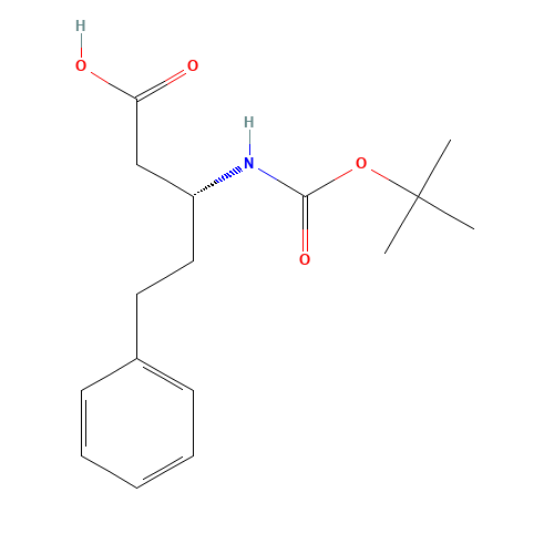 BOC-(R)-3-AMINO-5-PHENYLPENTANOIC ACID (CAS: 218608-83-4) - Related Chemical Product