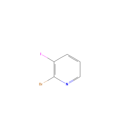 2-Bromo-3-iodopyridine (CAS: 265981-13-3) - Chemical Structure and Molecular Formula 
