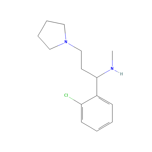 [1-(2-CHLORO-PHENYL)-3-PYRROLIDIN-1-YL-PROPYL]-METHYL-AMINE (CAS: 672309-98-7) - Related Chemical Product
