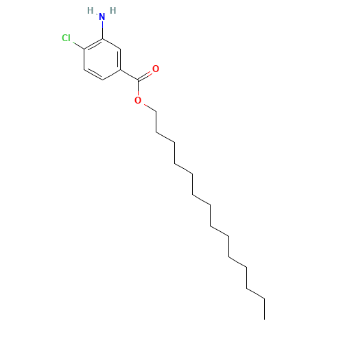 3-Amino-4-chlorobenzoic acid tetradecyl ester (CAS: 146408-63-1) - Related Chemical Product