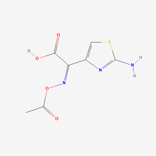 (Z)-2-(2-AMINOTHIAZOL-4-YL)-2-ACETYLOXYIMINOACETIC ACID (CAS: 110130-88-6) - Related Chemical Product