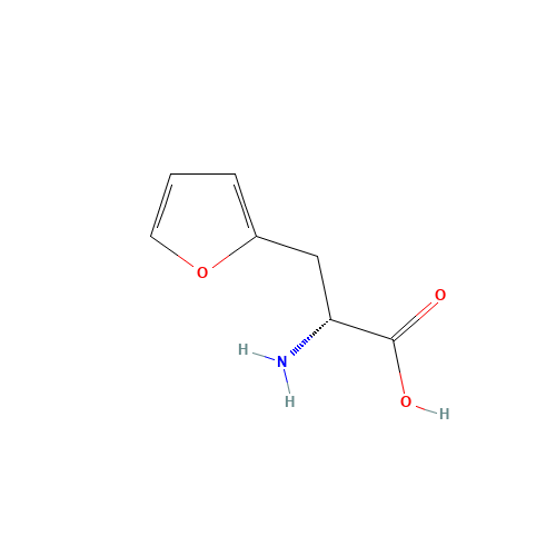 D-2-FURYLALANINE (CAS: 110772-46-8) - Chemical Structure and Molecular Formula 
