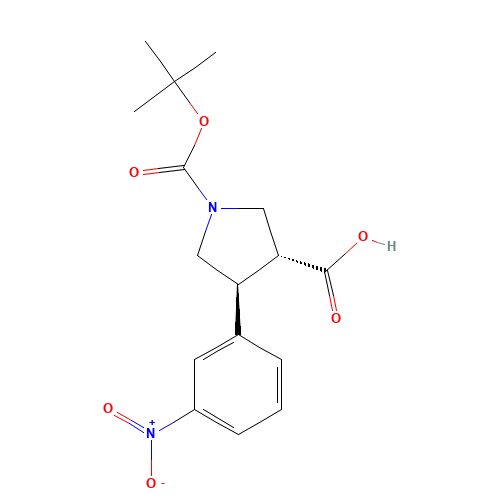 Trans-1-Boc-4-(3-nitrophenyl)pyrrolidine-3-carboxylic acid (CAS: 959577-50-5) - Related Chemical Product