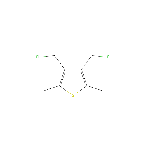 3,4-BIS(CHLOROMETHYL)-2,5-DIMETHYLTHIOPHENE (CAS: 5368-70-7) - Related Chemical Product