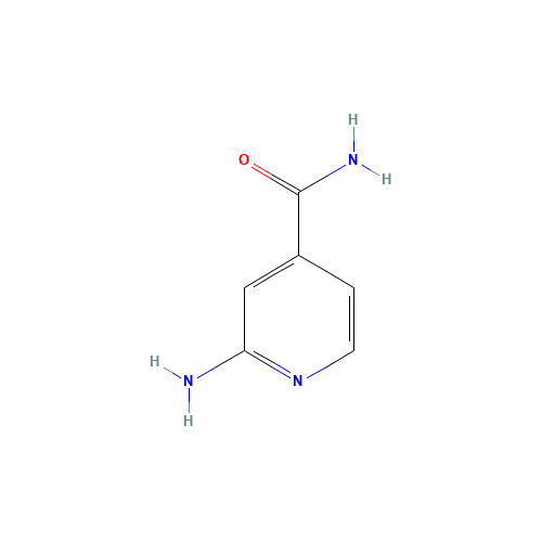 2-AMINO-ISONICOTINAMIDE (CAS: 13538-42-6) - Chemical Structure and Molecular Formula 