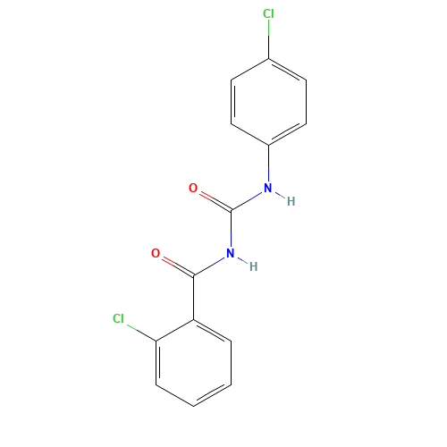 CHLOROBENZURON (CAS: 57160-47-1) - Chemical Structure and Molecular Formula 