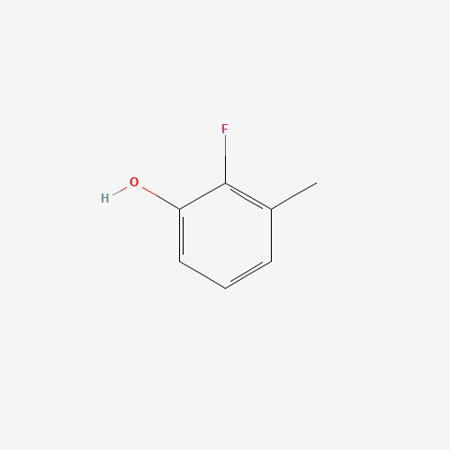 2-FLUORO-3-METHYLPHENOL (CAS: 77772-72-6) - Chemical Structure and Molecular Formula 