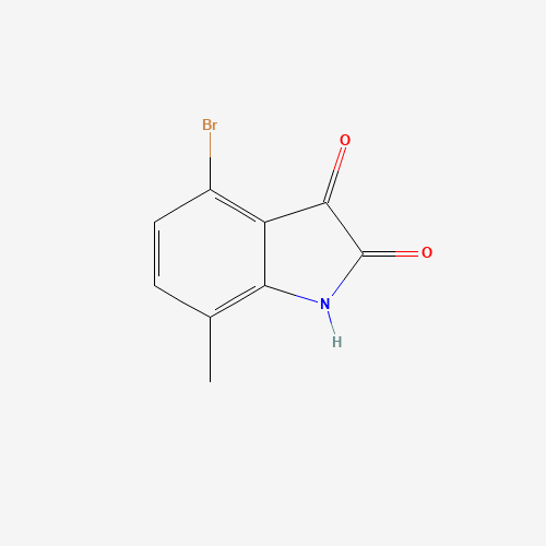 4-BROMO-7-METHYLISATIN (CAS: 874375-17-4) - Chemical Structure and Molecular Formula 