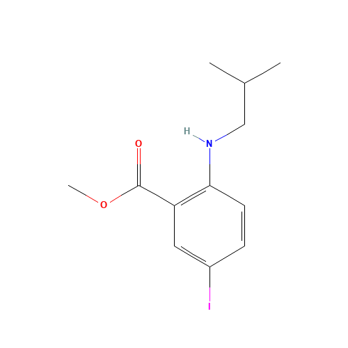 methyl 5-iodo-2-(isobutylamino)benzoate (CAS: 1131587-18-2) - Related Chemical Product