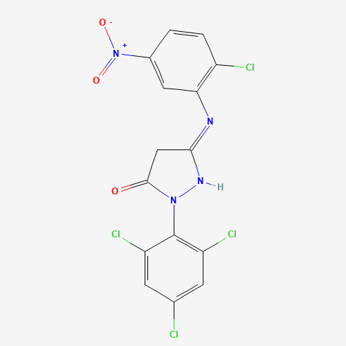 1-(2',4',6'-Trichlorophenyl)-3-(2'-chloro-5'-nitroanilino)-5-pyrazolone (CAS: 30707-68-7) - Related Chemical Product
