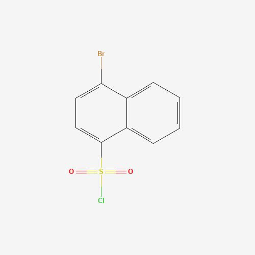 4-bromo-1-naphthalenesulfonyl chloride (CAS: 63279-36-7) - Chemical Structure and Molecular Formula 