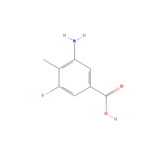 3-AMINO-5-FLUORO-4-METHYLBENZOIC ACID (CAS: 103877-75-4) - Related Chemical Product