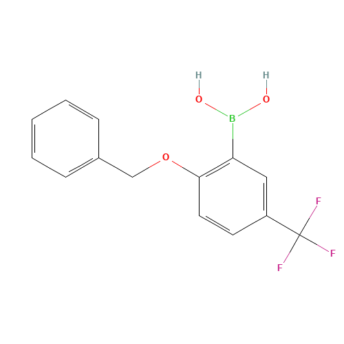 2-(BENZYLOXY)-5-(TRIFLUOROMETHYL)PHENYLBORONIC ACID (CAS: 612833-41-7) - Related Chemical Product
